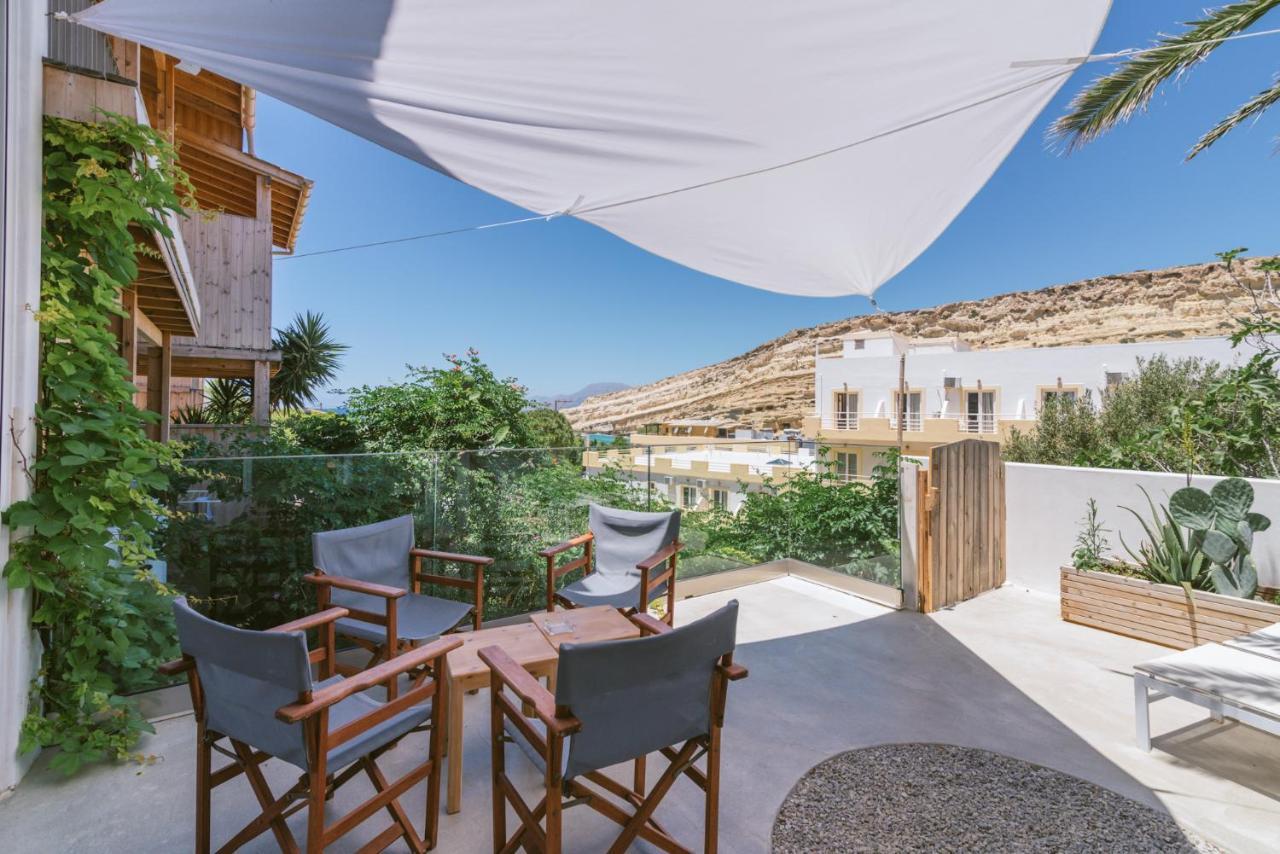 Die Zwei Brueder Art & Suites Matala Exteriör bild